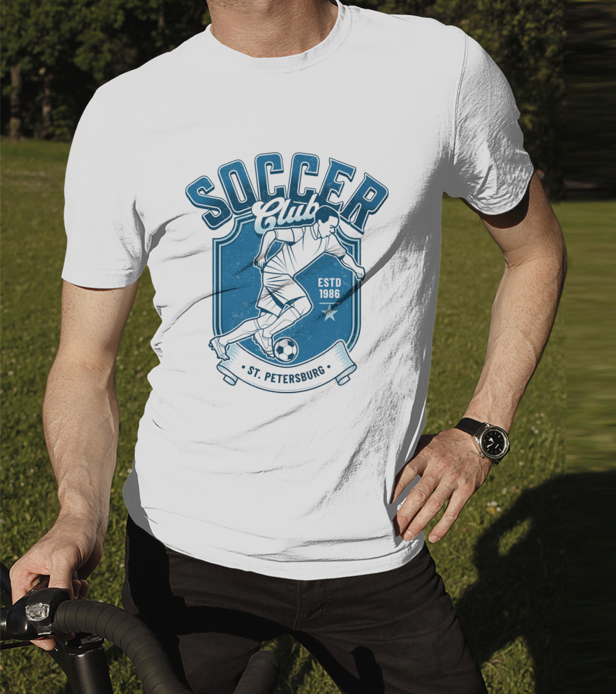 Soccer Club St. Petersburg ESTD 1986 T-Shirt