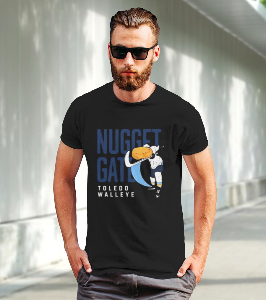 Nugget Gate Toledo Walleye Hockey Humor T-Shirt