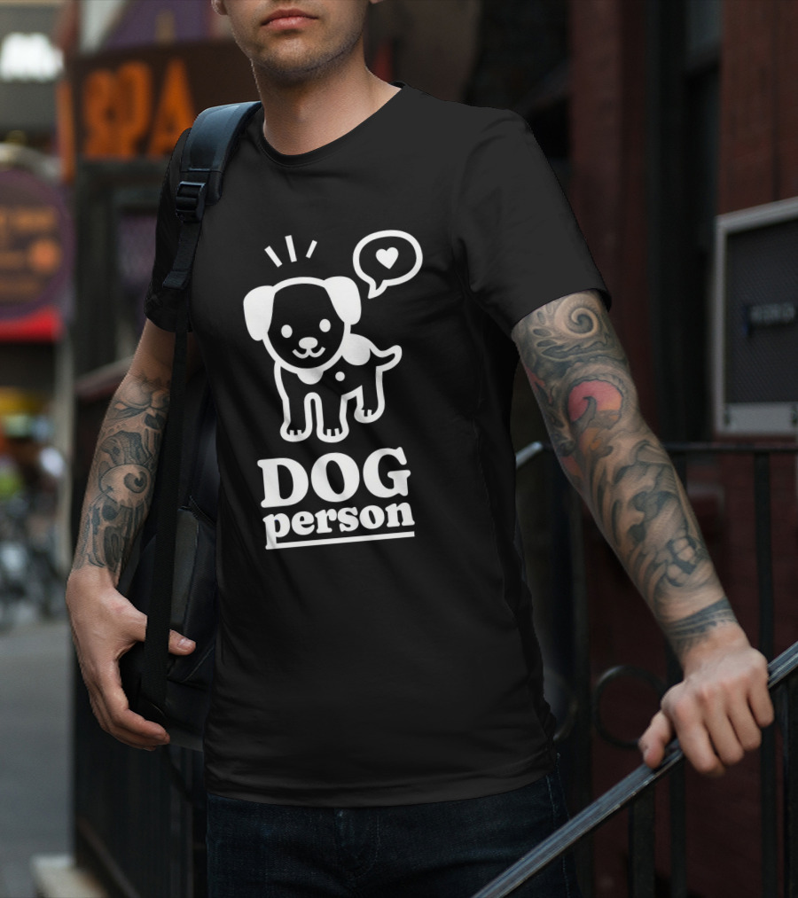 Dog Person Cute Animal Heart T-Shirt