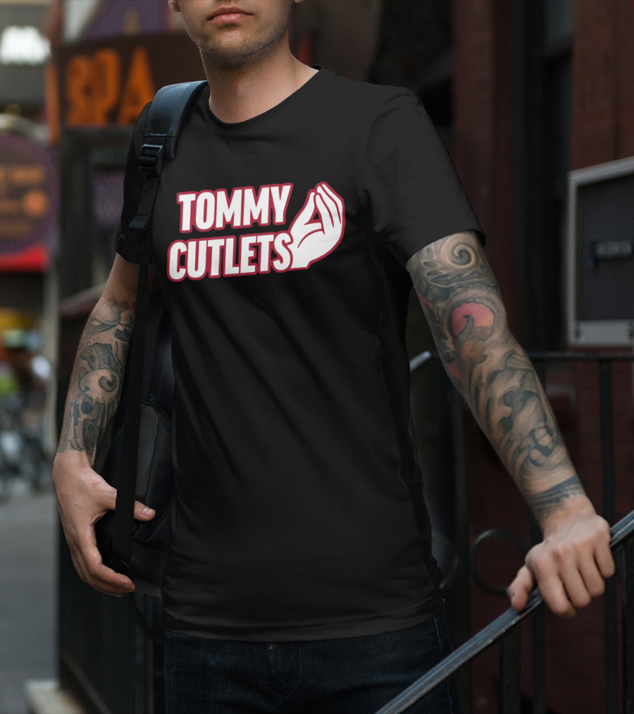 Tommy DeVito Tommy Cutlets Italian Gesture T-Shirt
