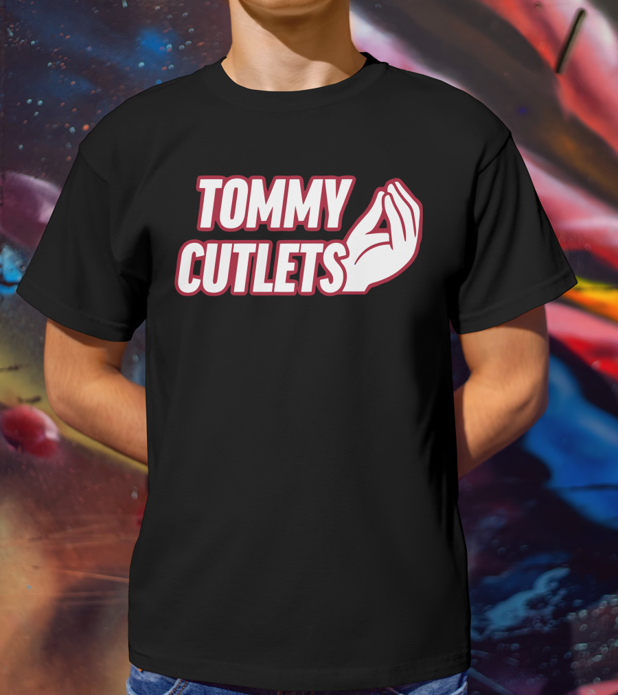 Tommy DeVito Tommy Cutlets Italian Gesture T-Shirt