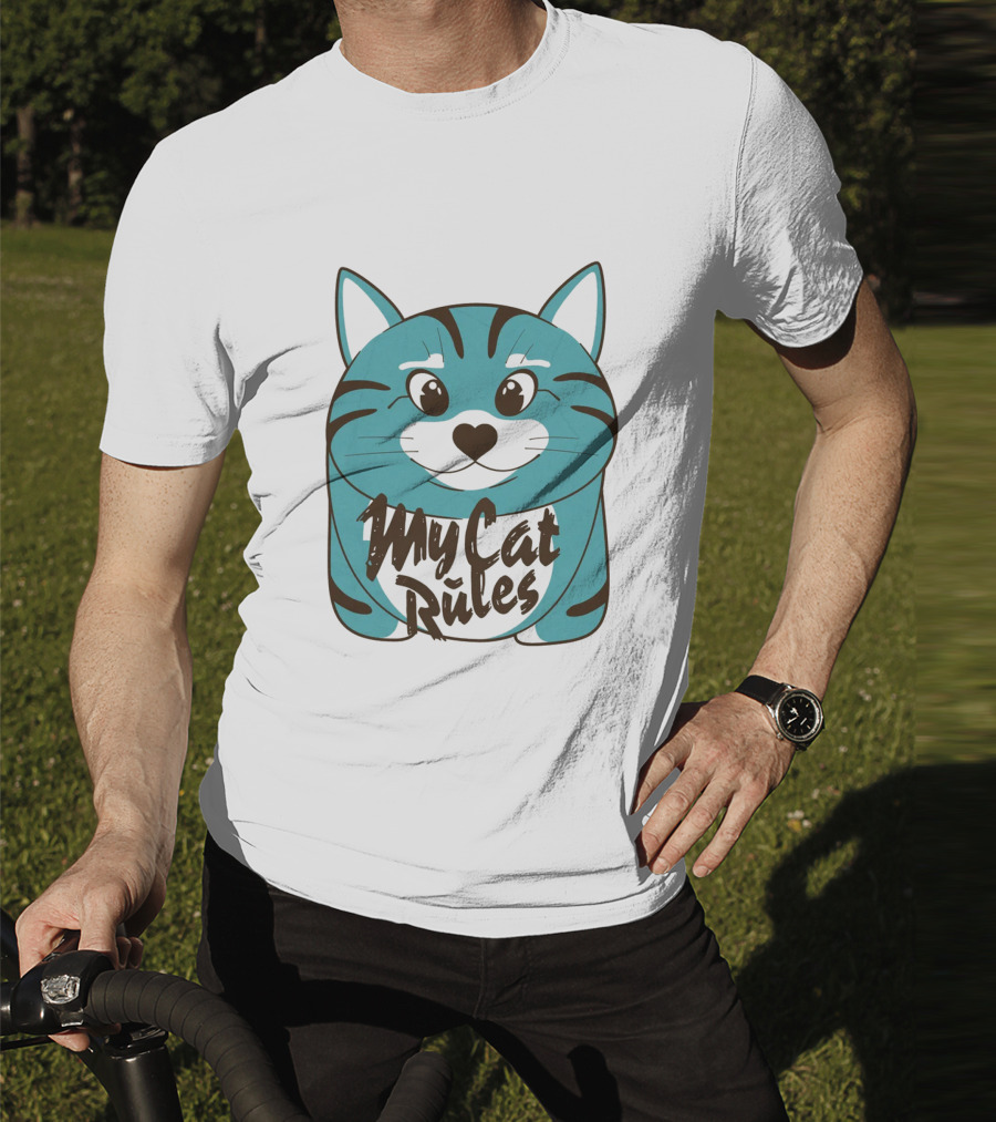 My Cat Rules Cute Animal T-Shirt