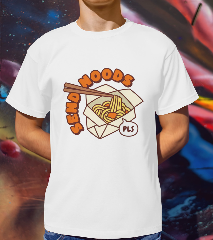 Send Noods Comic Noodles PLS T-Shirt