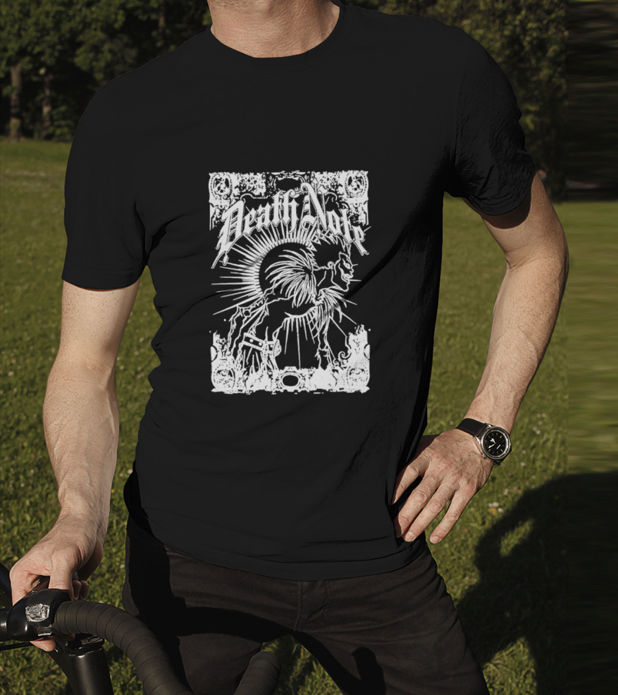 Death Note Ryuk Gothic Style Manga Art Shinigami Profile T-Shirt