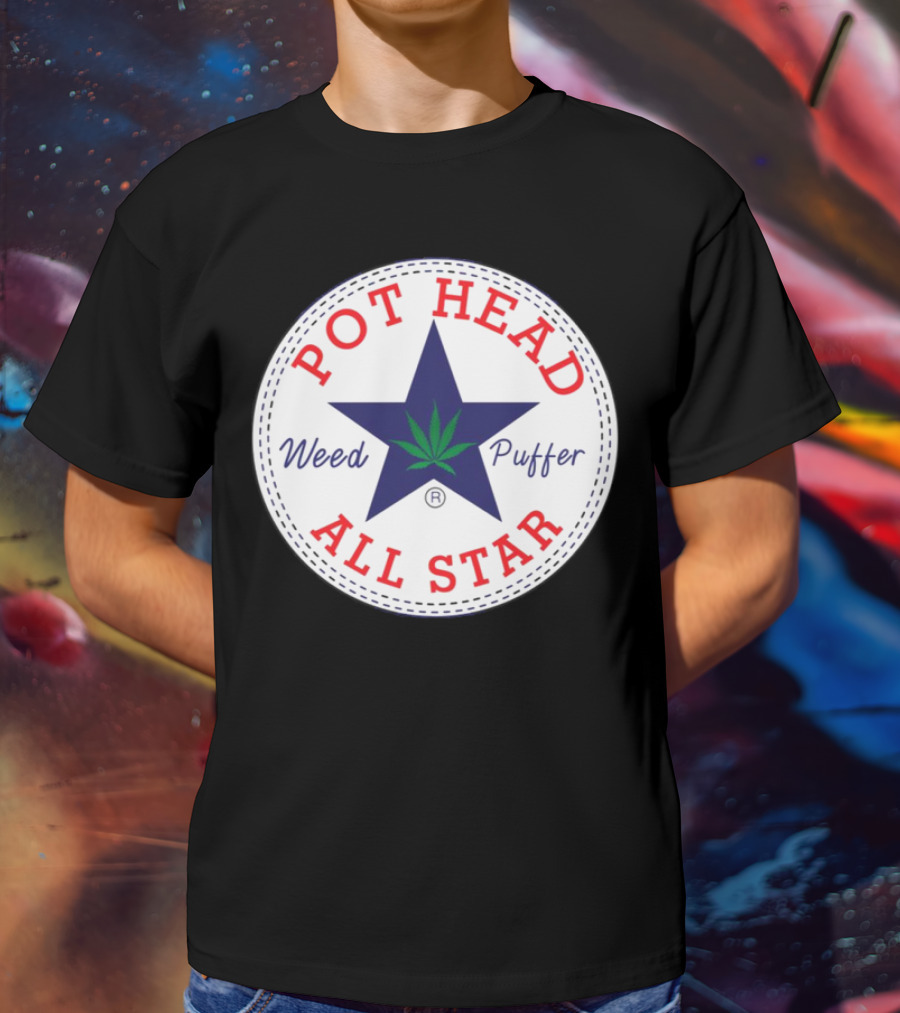 Pot Head Weed Puffer All Star T-Shirt