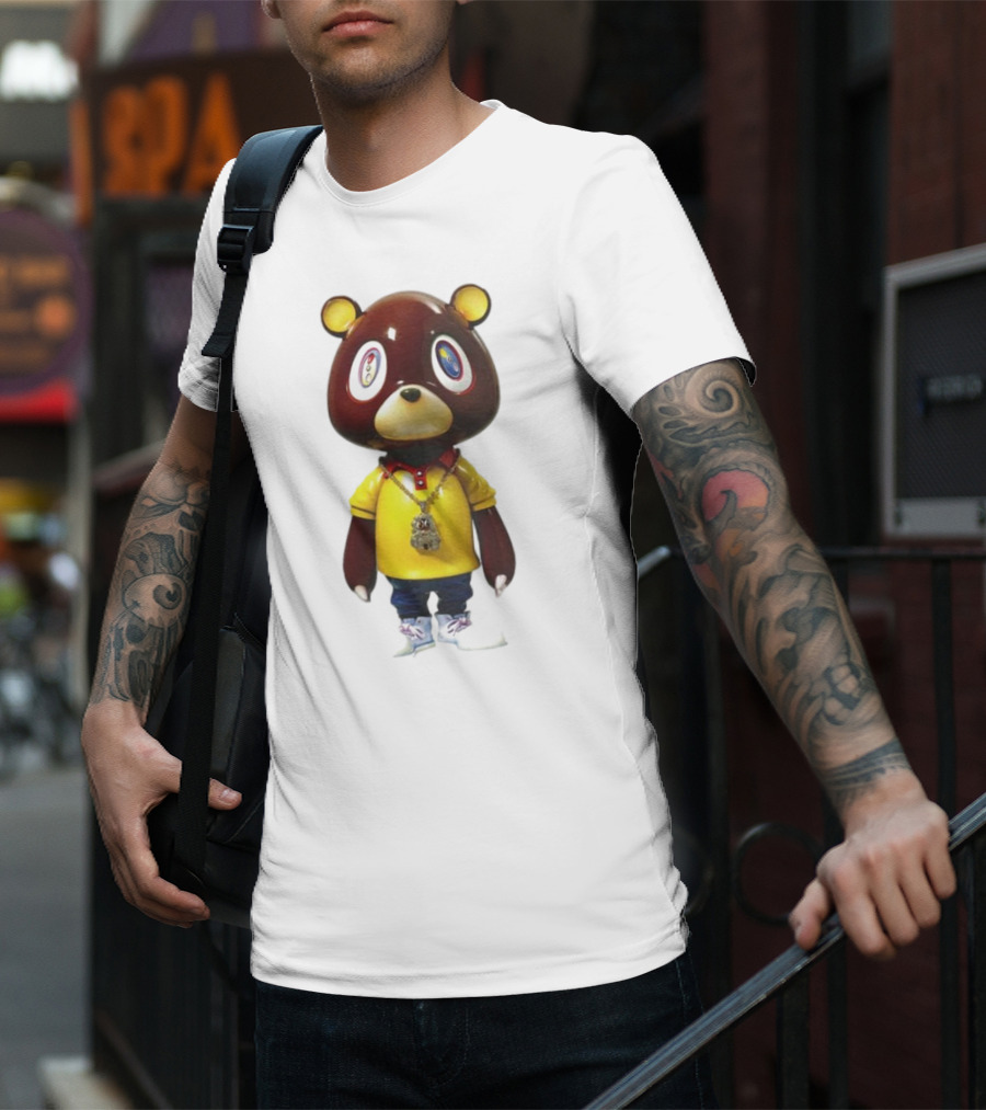 Takashi Murakami Kanye West Bear Figurine T-Shirt