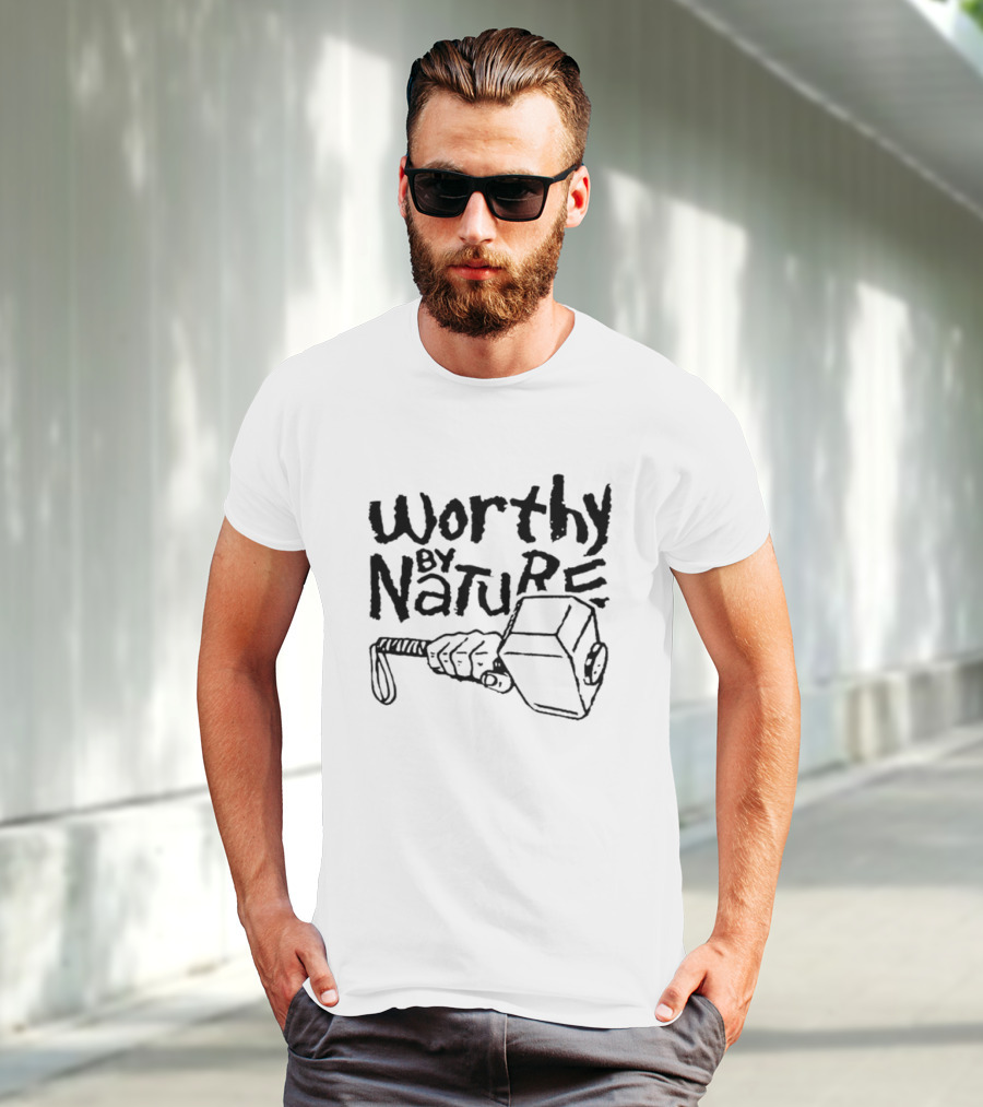 Worthy By Nature Thor Hammer Geek T-Shirt