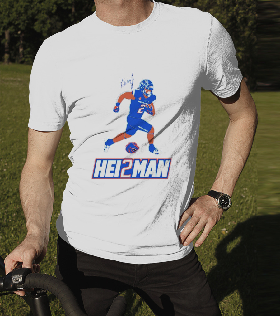 Ashton Jeanty Boise State Broncos Hei2man Football Player T-Shirt