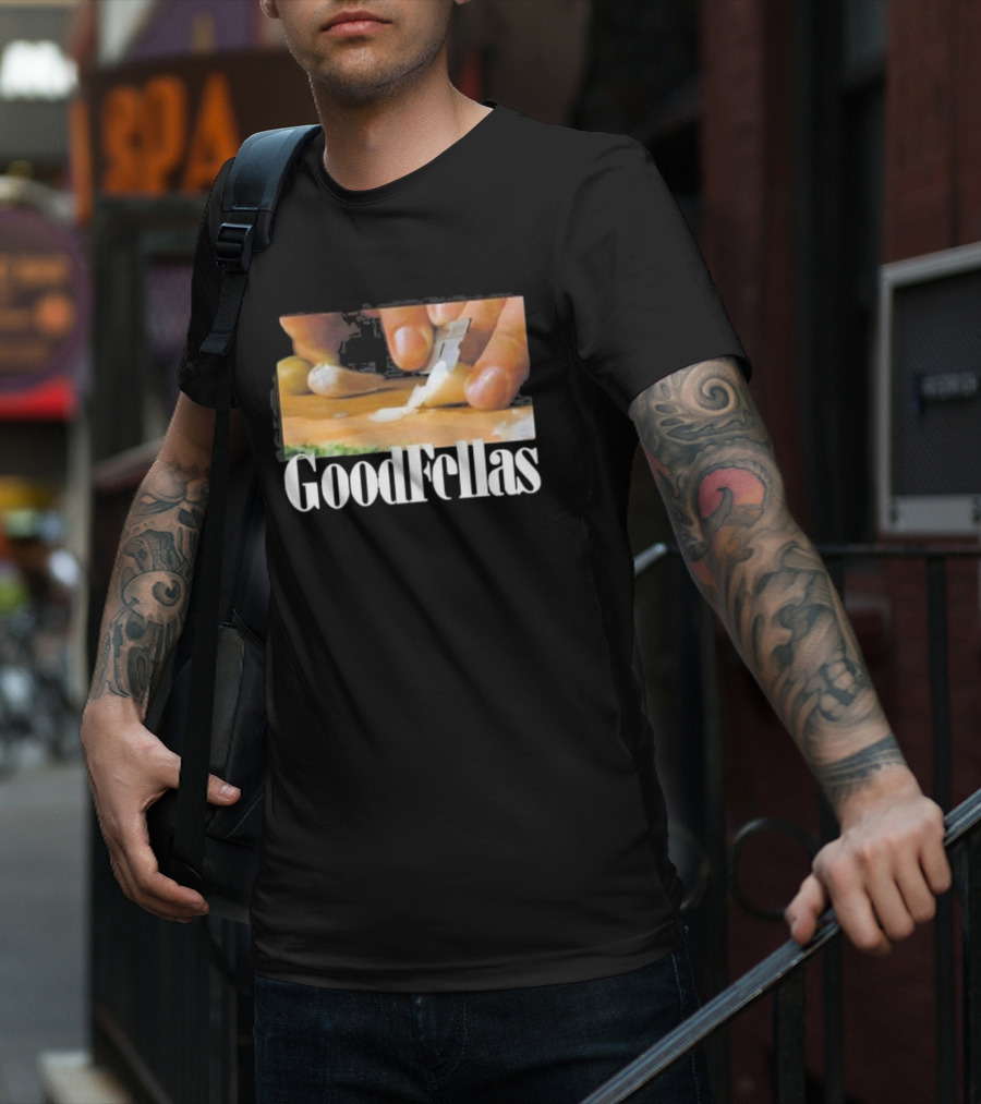 Goodfellas Garlic Slicing Scene T-Shirt