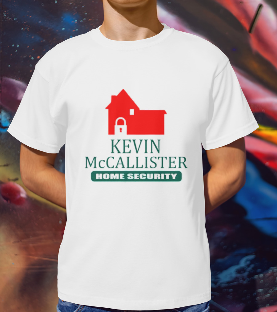 Kevin McCallister Home Security Red House Lock T-Shirt