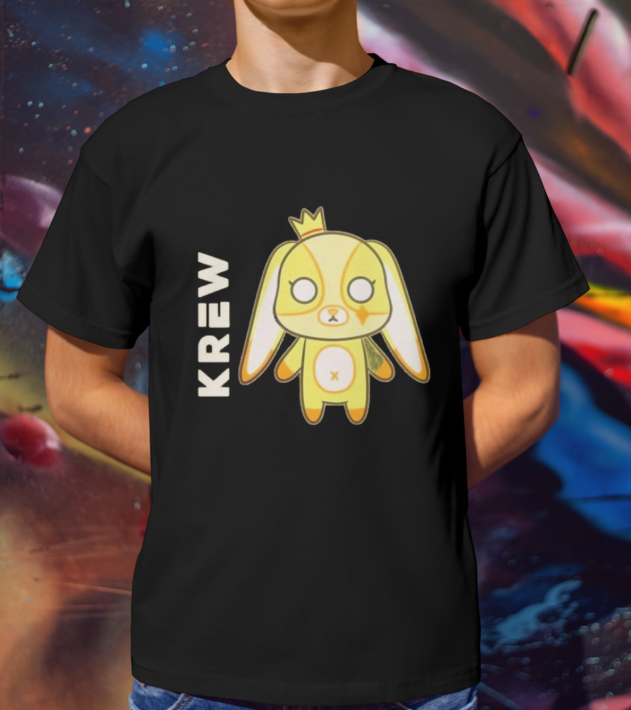 Krew Gold Crowned Teddy Character T-Shirt