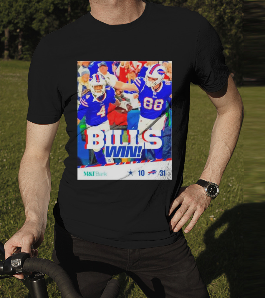 Buffalo Bills Win Dallas Cowboys 31-10 T-Shirt
