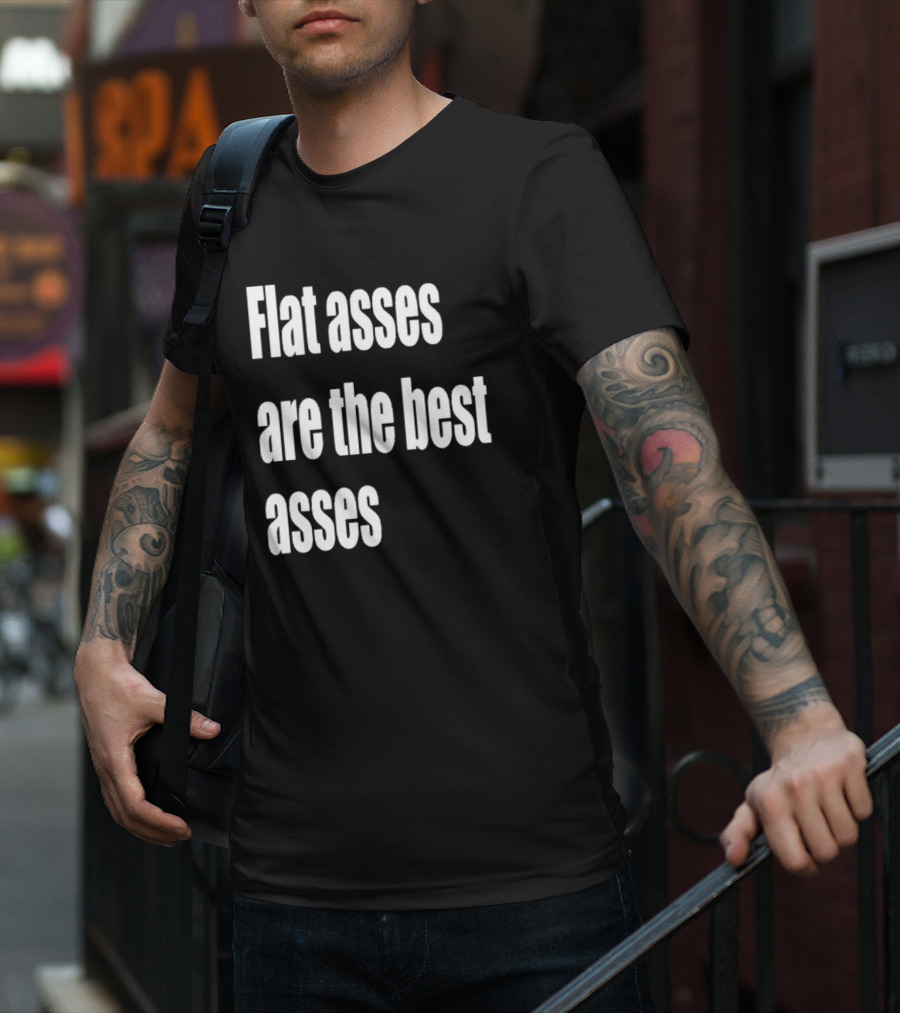 Flat Asses Are The Best Asses Rocky Toonzies T-Shirt
