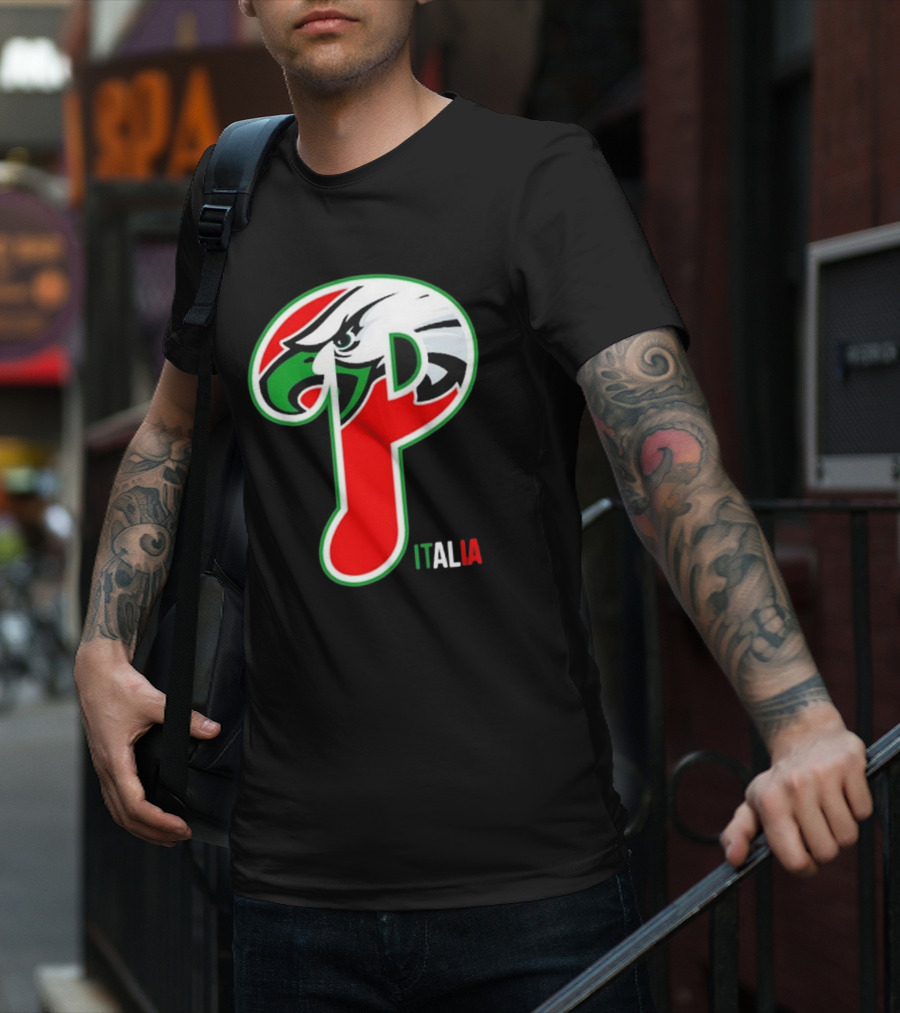 Matt Patricia Philadelphia Eagles Phillies P Italia T-Shirt