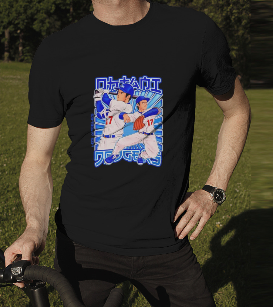 Shohei Ohtani Los Angeles Baseball Hero In Action Japan T-Shirt