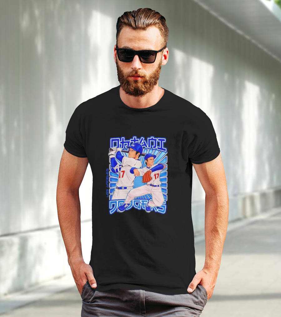 Shohei Ohtani Los Angeles Baseball Hero In Action Japan T-Shirt