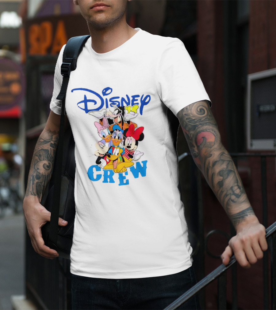 Disney Crew Mickey And Friends Group T-Shirt