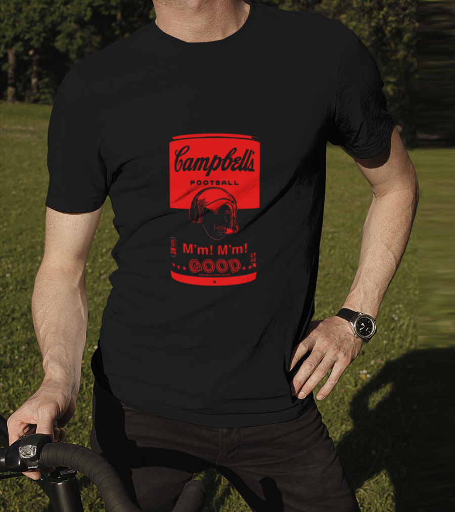 Campbell’s Football M'm M'm Good Soup Can T-Shirt