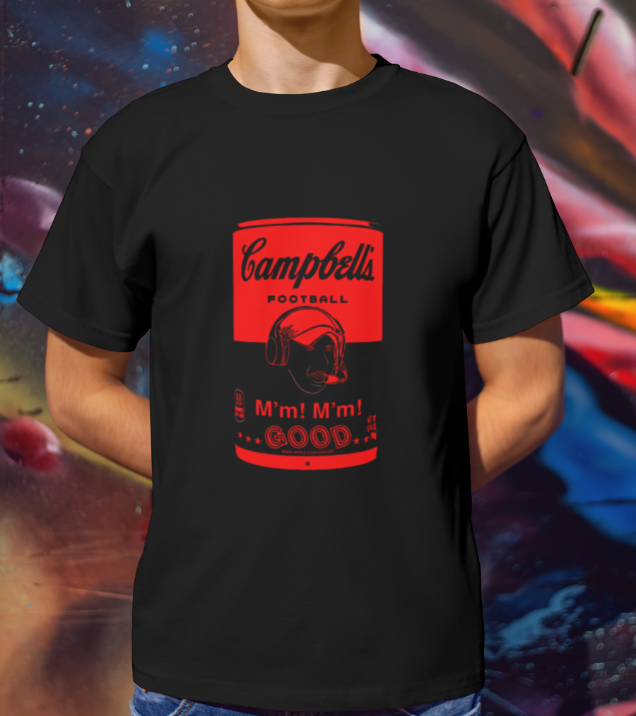Campbell’s Football M'm M'm Good Soup Can T-Shirt