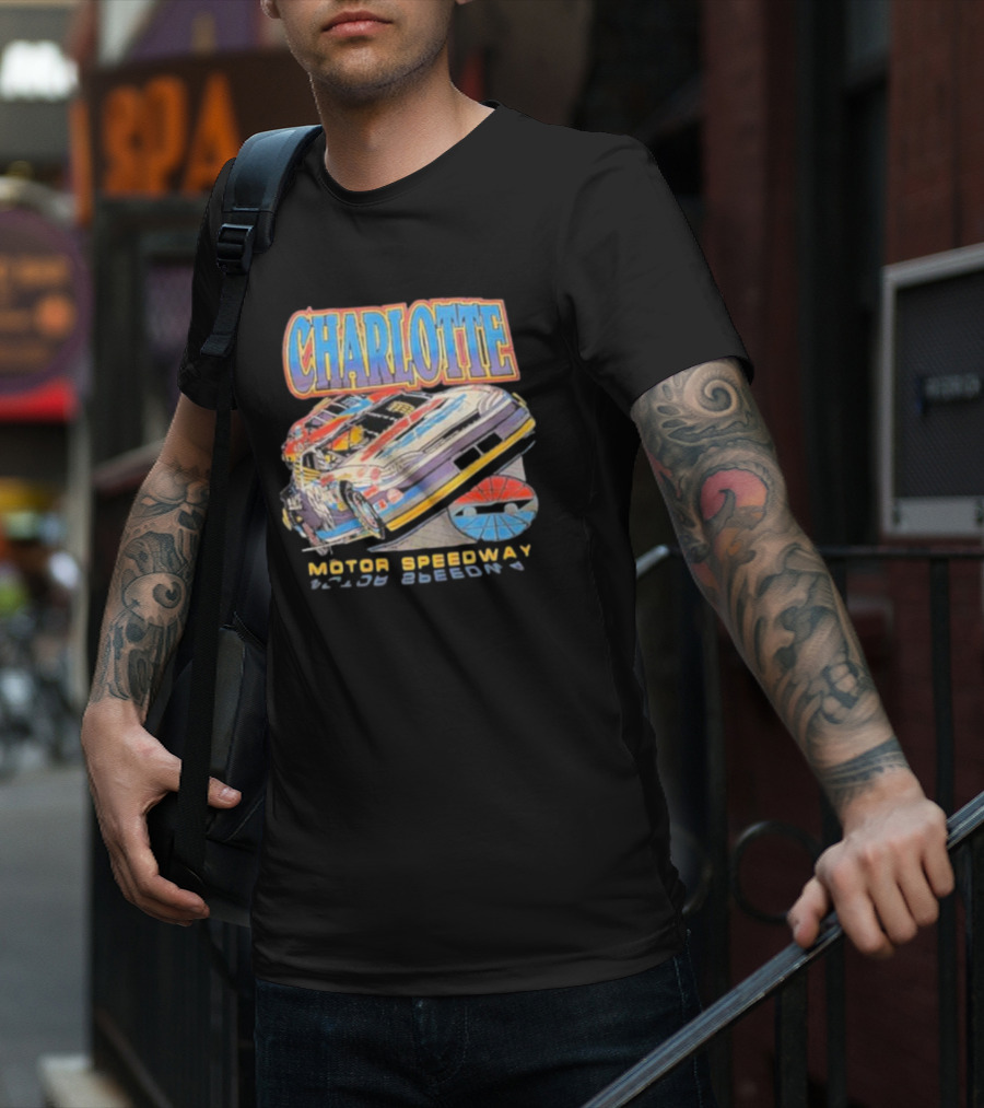 Charlotte Motor Speedway Racing Car T-Shirt