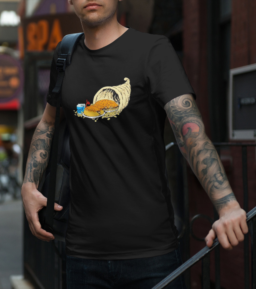 Cincy Copia Skyline Chili Cornucopia Cincinnati Iconic Meal T-Shirt