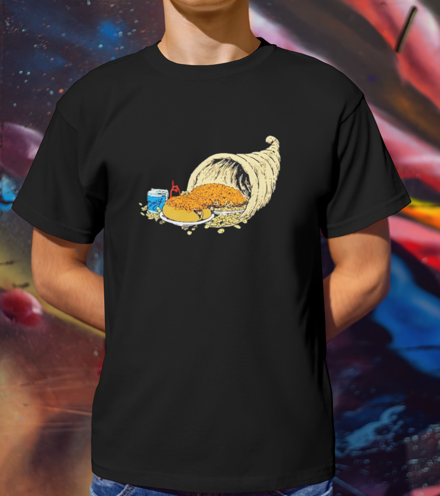 Cincy Copia Skyline Chili Cornucopia Cincinnati Iconic Meal T-Shirt