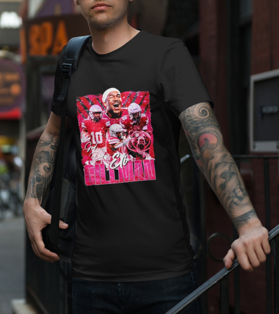 Gillman God Efo Heavyweight Premium Vintage Football T-Shirt