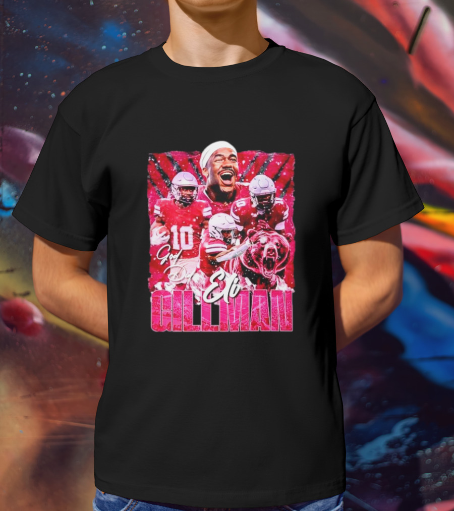 Gillman God Efo Heavyweight Premium Vintage Football T-Shirt
