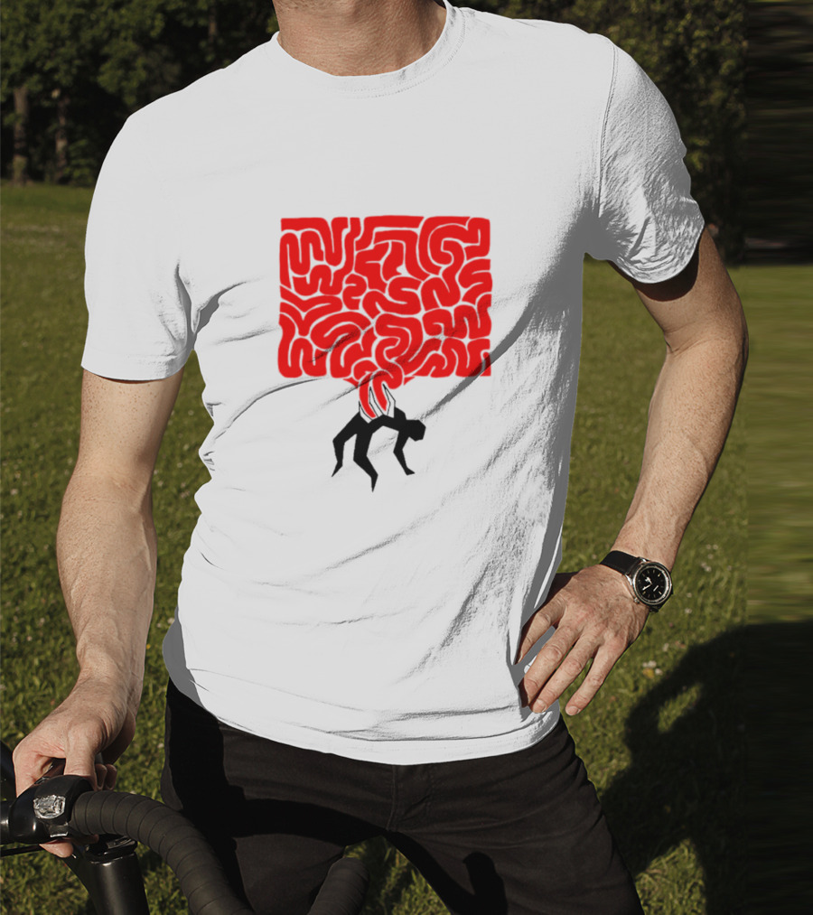 My Body Betrayed Me Red Maze Burden T-Shirt