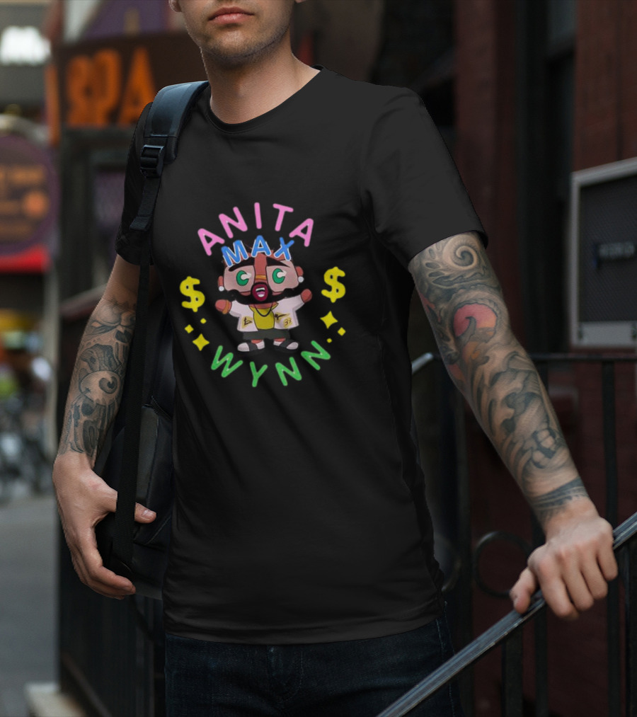 Anita Max Wynn Character Dollar Signs T-Shirt