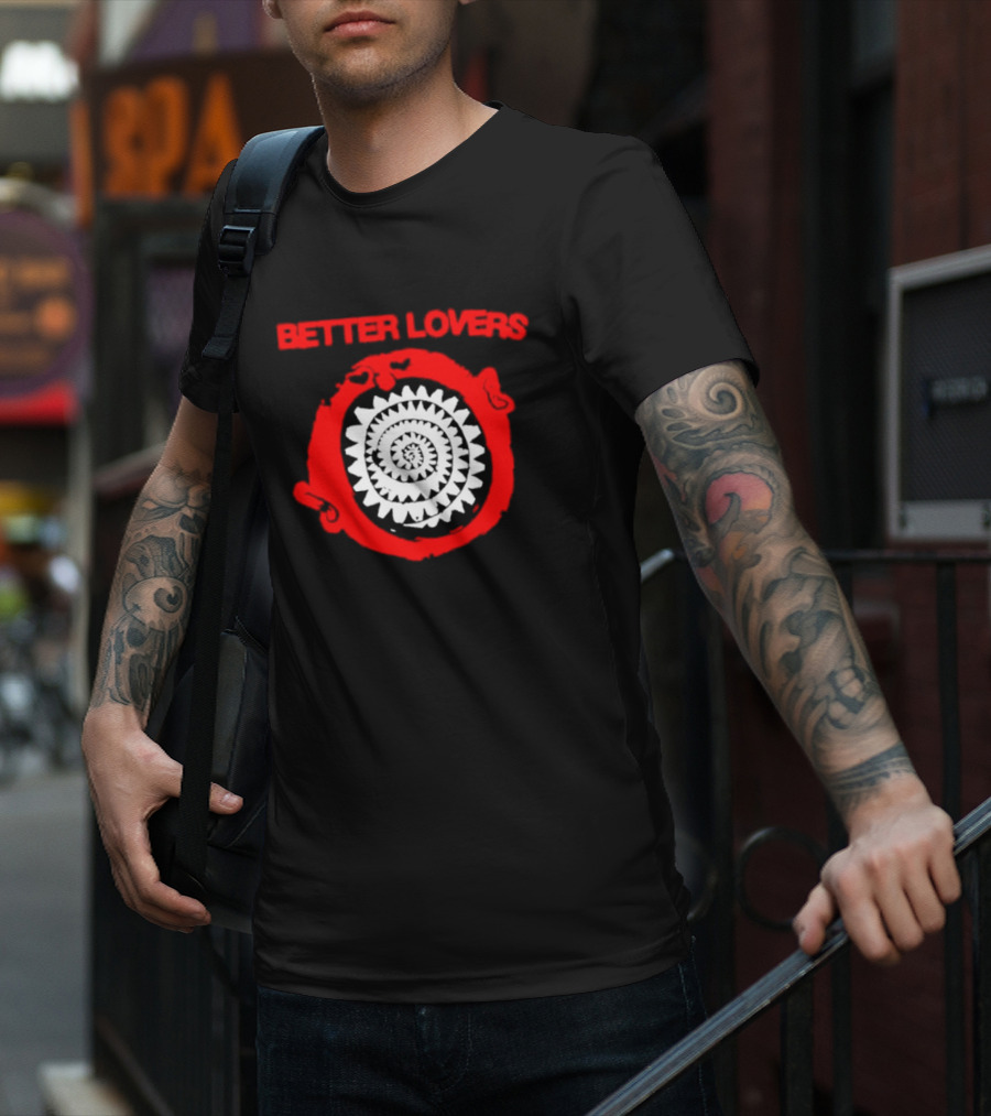 Better Lovers Spiralth Red Spiral T-Shirt