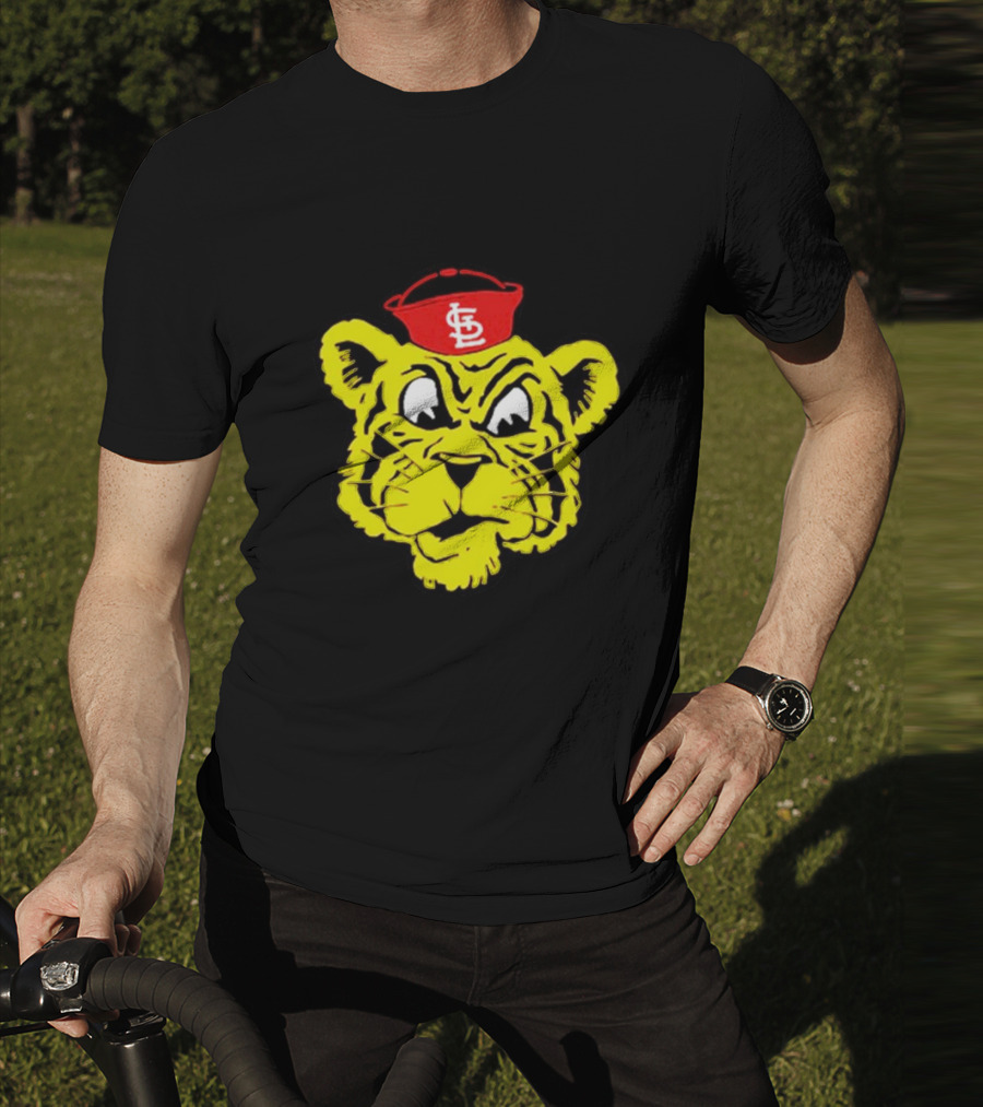 STL Hat Worn By Mizzou Tiger Drawing T-Shirt