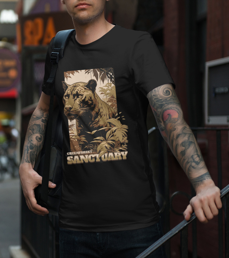 Greenforest Sanctuary Panther T-Shirt