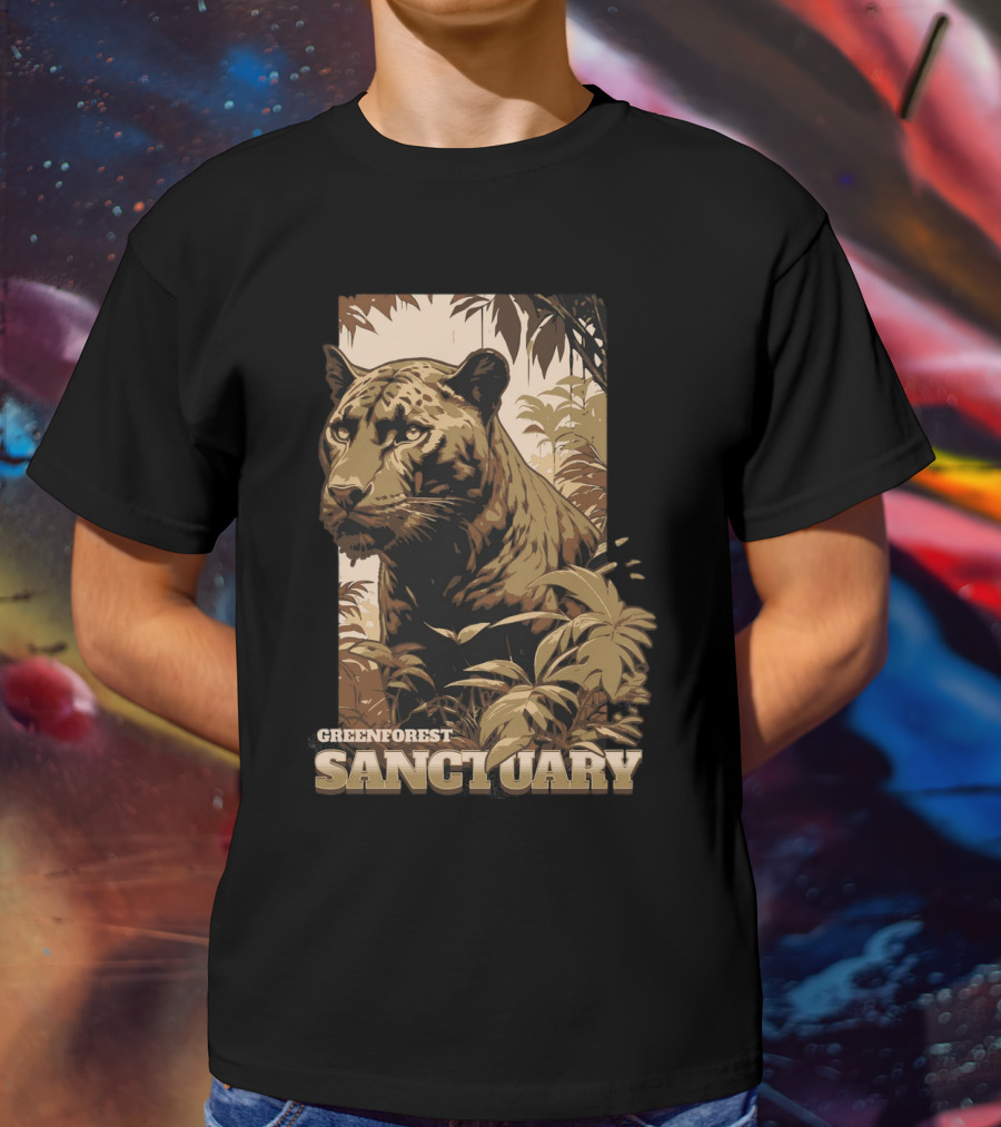 Greenforest Sanctuary Panther T-Shirt