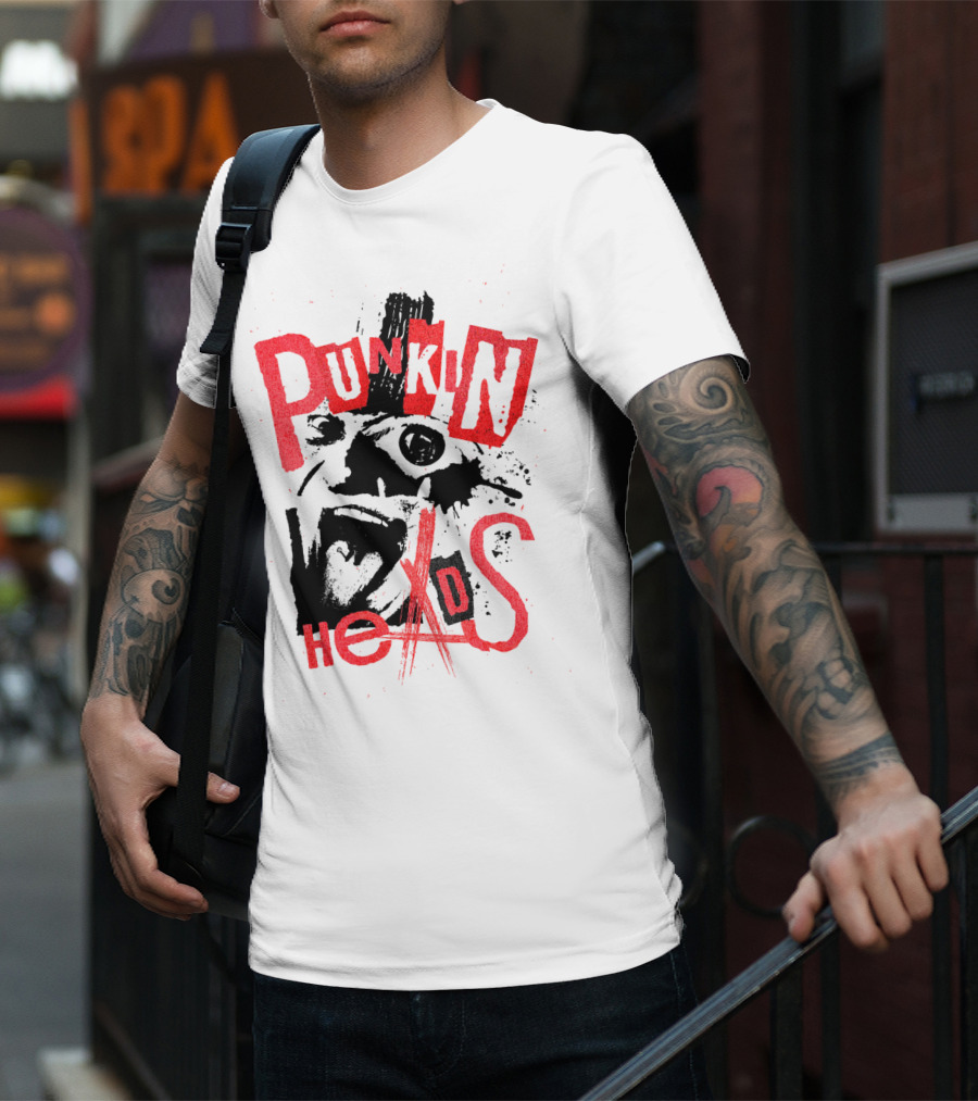 Punkin' Heads Horror Mask Graffiti T-Shirt
