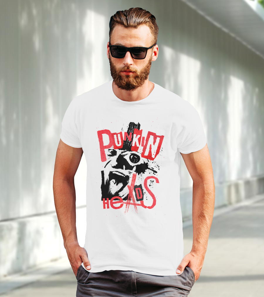 Punkin' Heads Horror Mask Graffiti T-Shirt