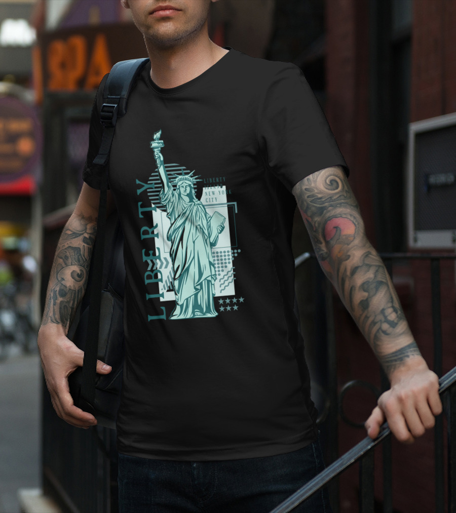 Liberty New York City Statue Of Liberty T-Shirt