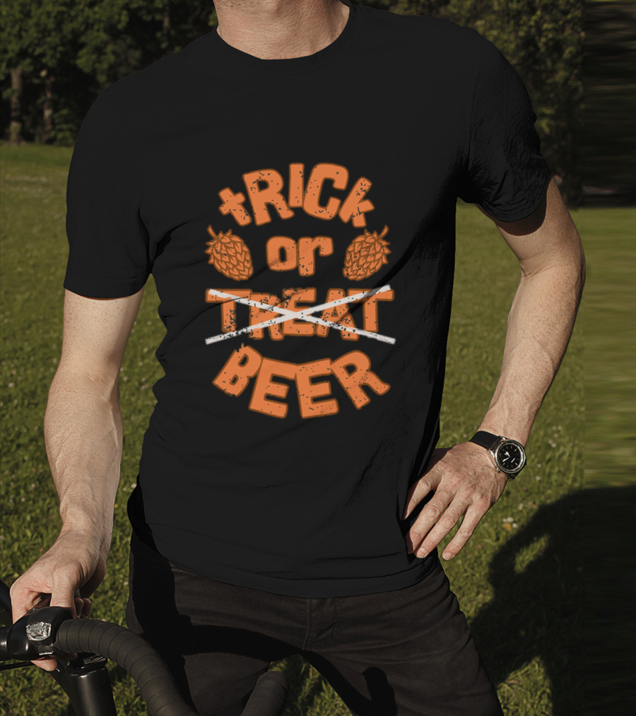 Trick Or Treat Beer Hops Halloween T-Shirt