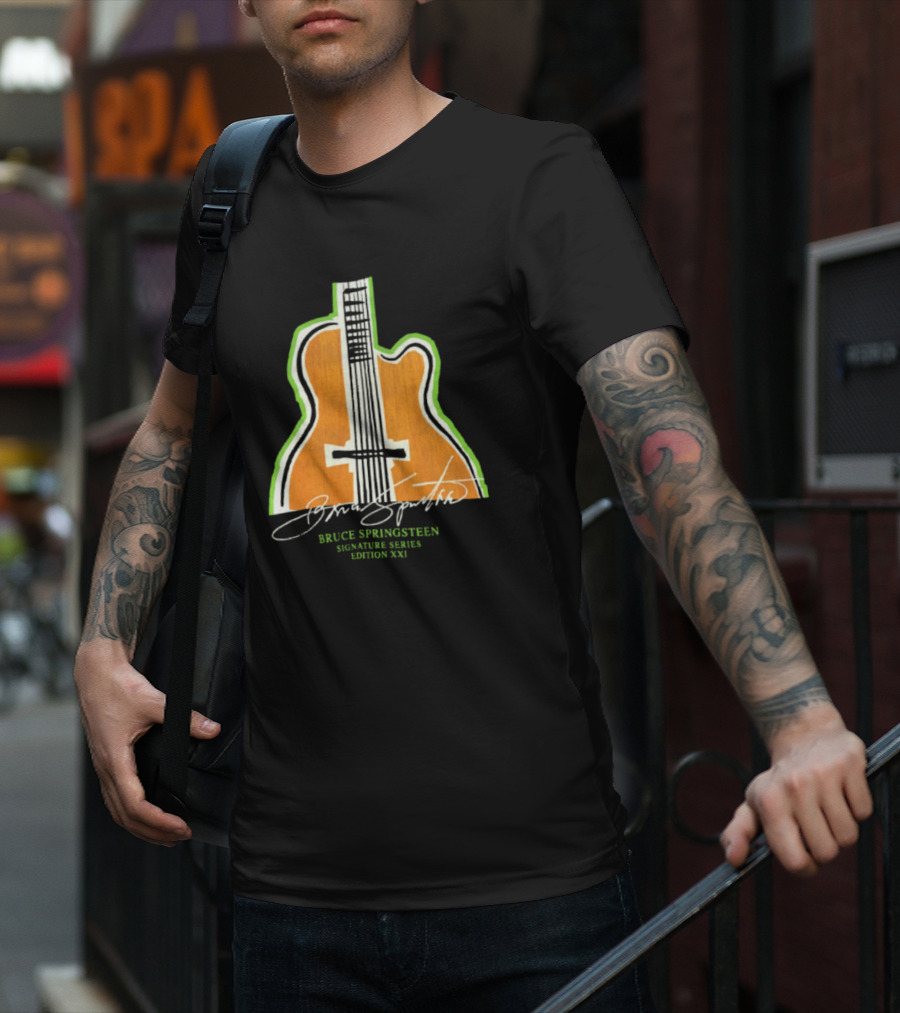 Bruce Springsteen Signature Series Edition XXI Guitar T-Shirt