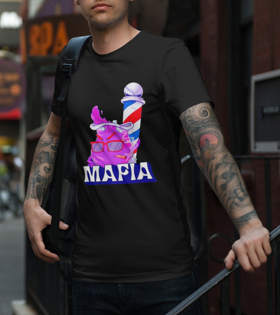 Cool Aiid Mafia Purple Barber Pole T-Shirt