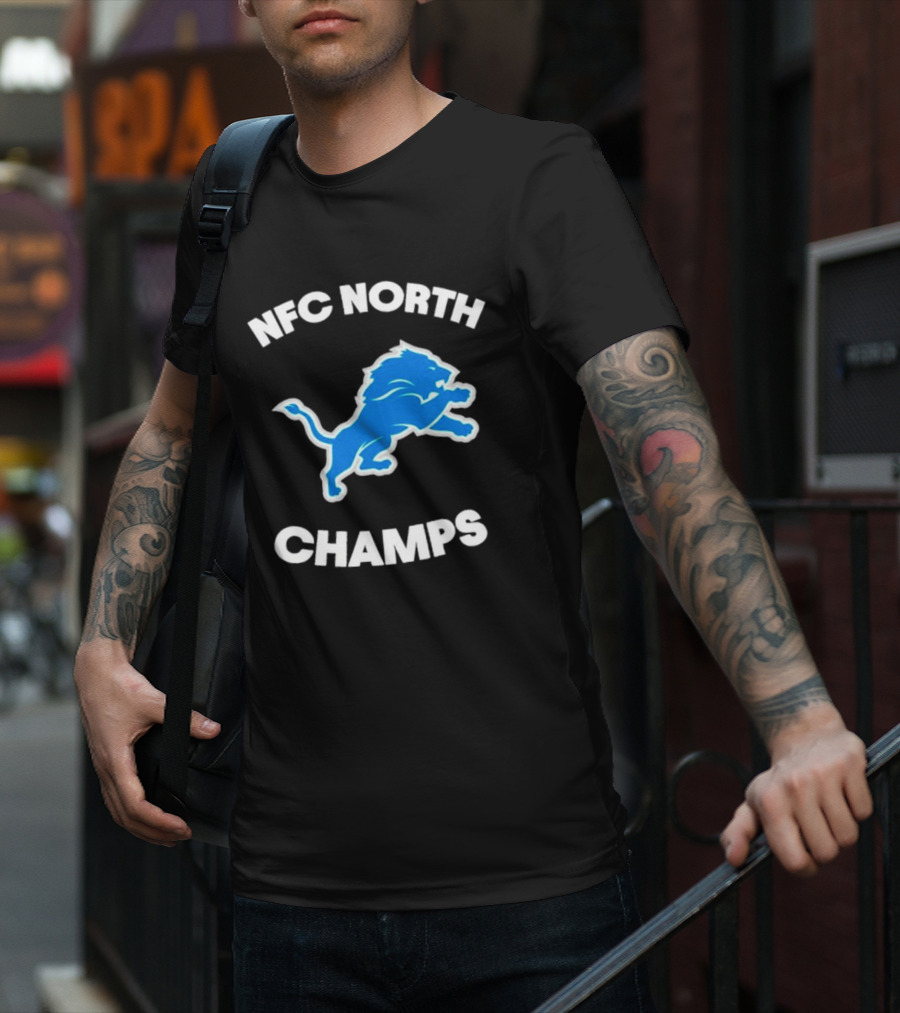 NFC North Champs Detroit Lions T-Shirt