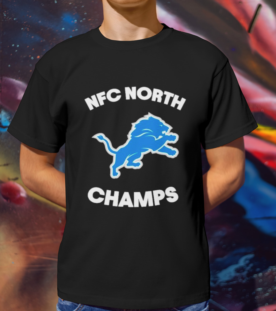 NFC North Champs Detroit Lions T-Shirt