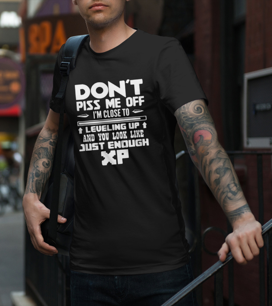Don’t Piss Me Off I’m Close To Leveling Up And You Look Like Just Enough XP T-Shirt
