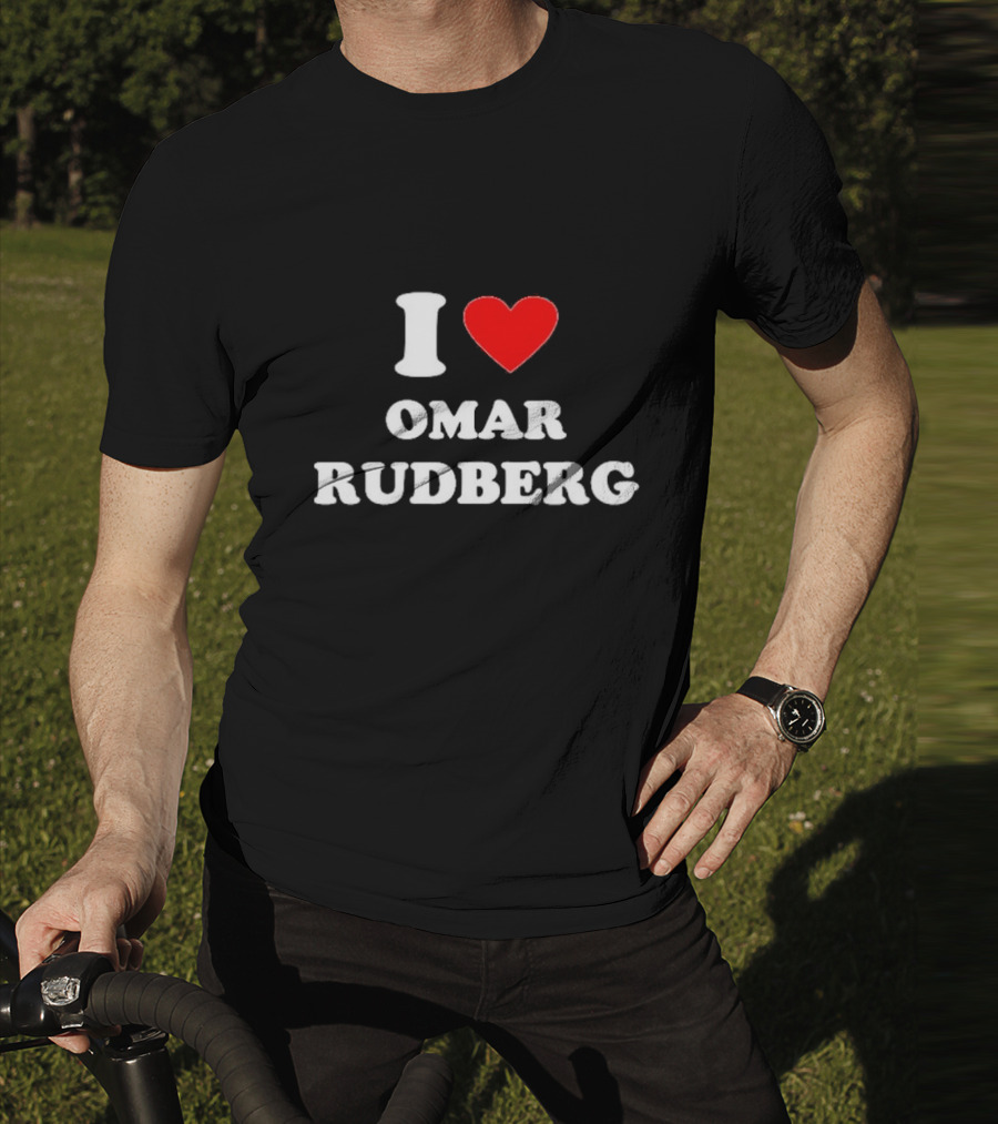 I Love Omar Rudberg Passion Red Heart T-Shirt