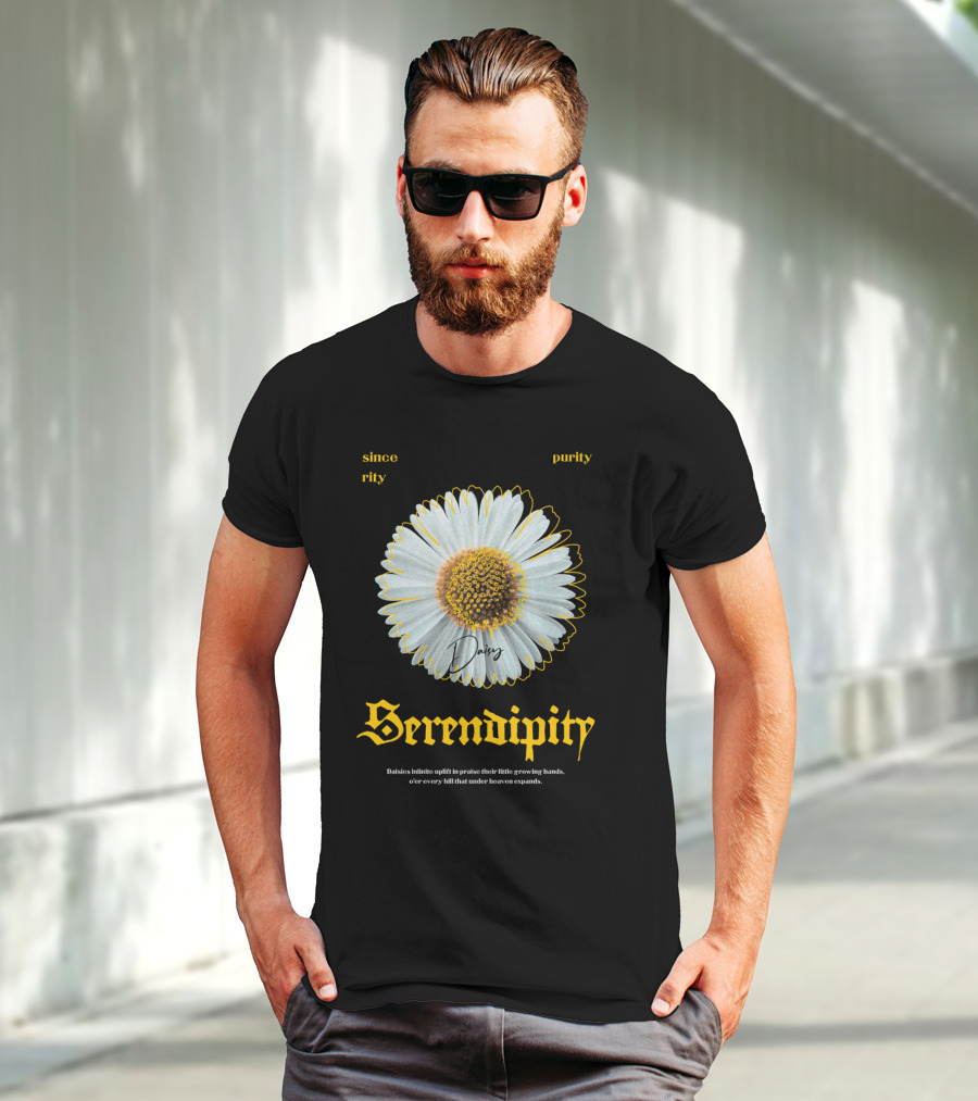 Serendipity Daisy Sincerity Purity Daisies Hymn To Praise T-Shirt