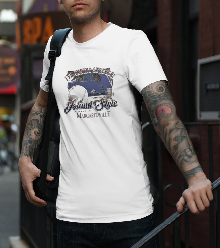 7th Inning Stretch Island Style Always In Margaritaville Philadelphia Phillies T-Shirt