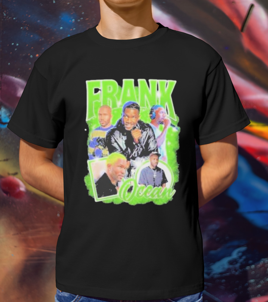 Frank Ocean Vintage Rap Music Collage T-Shirt