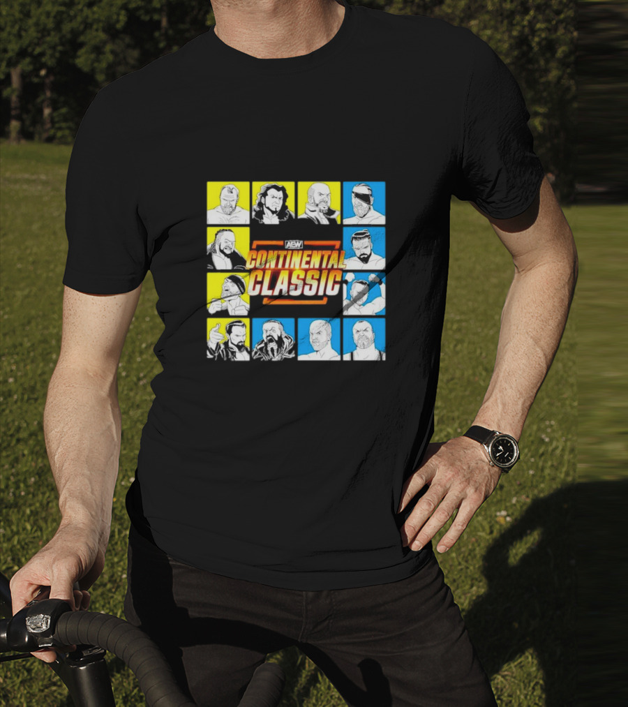 AEW Continental Classic Wrestling Tournament Lineup T-Shirt