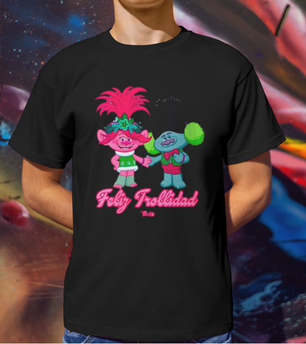 Feliz Trollidad Trolls Christmas T-Shirt