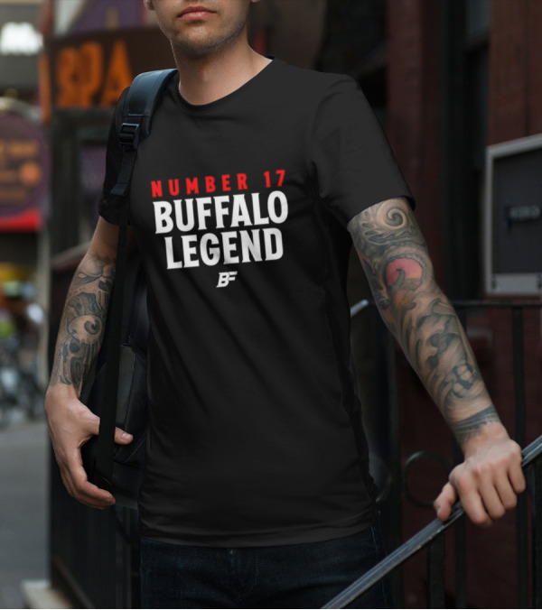 Josh Allen Number 17 Buffalo Legend BF T-Shirt